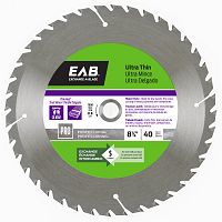 8 1/4&quot; x 40 Teeth Finishing Ultra Thin  Professional Saw Blade Recyclable Exchangeable